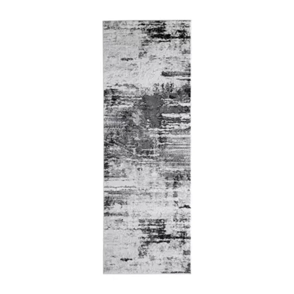 Weave And Wander Alexander Modern Abstract 34"X94" Indoor Rectangular Runner