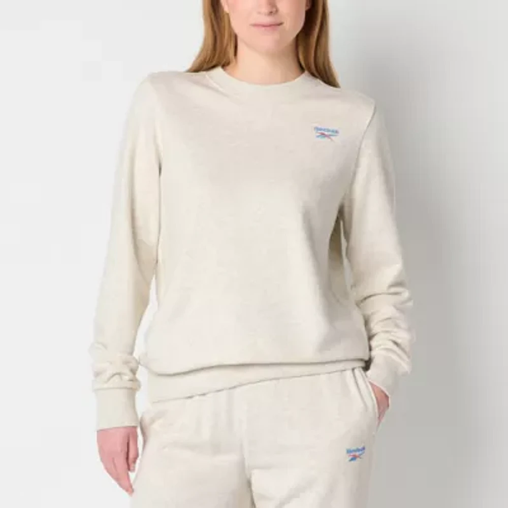 Reebok Womens Crew Neck Long Sleeve Sweatshirt