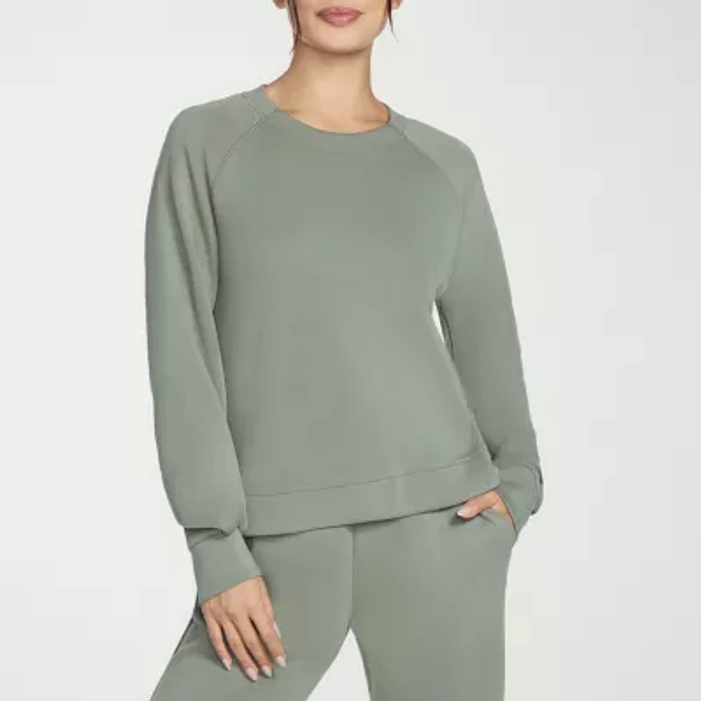 Skechers Womens SkechLuxe Elevate Crew Neck Sweatshirt