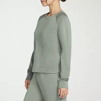 Skechers Womens SkechLuxe Elevate Crew Neck Sweatshirt