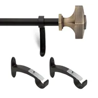 Deco Window Square 3/4 IN Curtain Rod