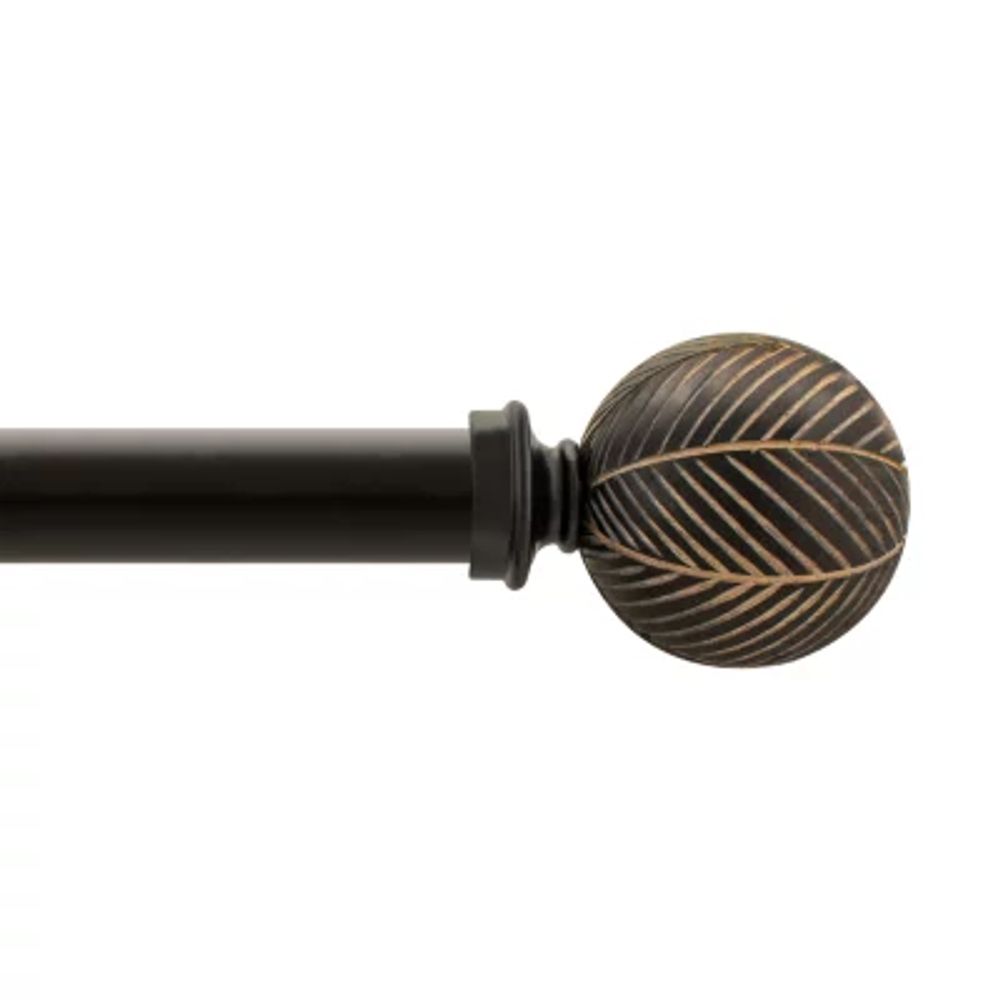 Deco Window Morocon Wood Ball 1 IN Curtain Rod