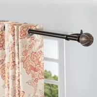 Deco Window Morocon Wood Ball 1 IN Curtain Rod