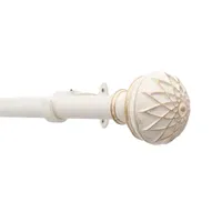 Deco Window Stripe Ball 1 IN Curtain Rod