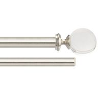 Deco Window Acrylic Ball Double Curtain Rod