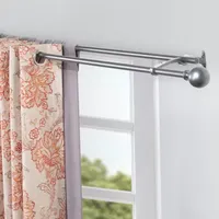 Deco Window Ball Double Curtain Rod