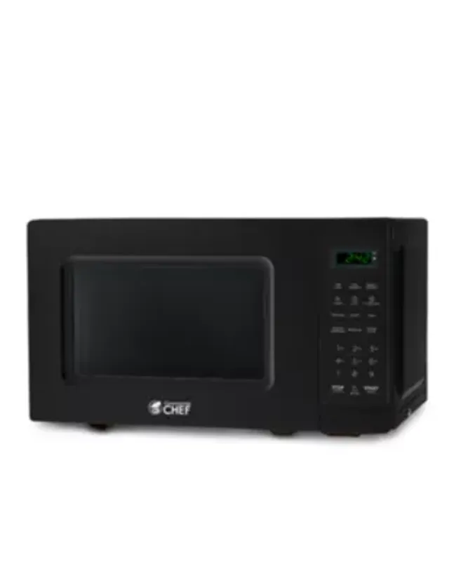 Commercial Chef Small Countertop Microwave With Digital Display, 0.7 Cu Ft,  White