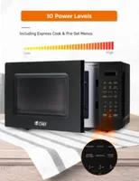 COMMERCIAL CHEF 0.7 Cu. Ft. Countertop Microwave with Digital Display Microwave with 10 Power Levels