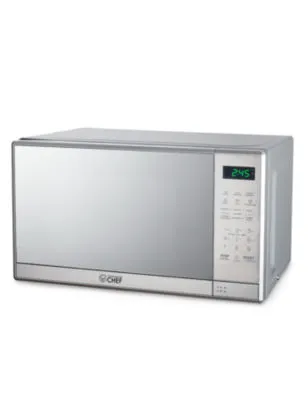 COMMERCIAL CHEF 0.7 Cu. Ft. Countertop Microwave with Digital Display with 10 Power Levels