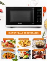 COMMERCIAL CHEF Cu. Ft. Countertop Microwave with Digital Display Microwave & 10 Power Levels