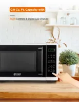 COMMERCIAL CHEF Cu. Ft. Countertop Microwave with Digital Display Microwave & 10 Power Levels