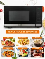 COMMERCIAL CHEF Cu. Ft. Countertop Microwave with Touch Controls & Digital Display & 10 Power Levels