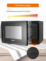 COMMERCIAL CHEF Cu. Ft. Countertop Microwave with Digital Display Microwave & 10 Power Levels