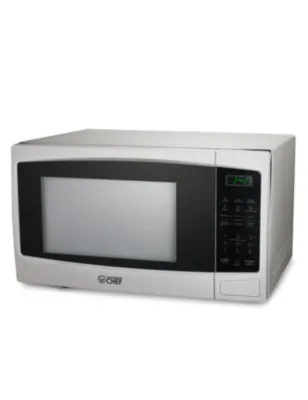 COMMERCIAL CHEF 1.1 Cu. Ft. Countertop Microwave with Digital Display White Microwave & 10 Power Levels