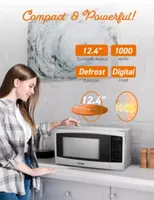 COMMERCIAL CHEF Cu. Ft. Countertop Microwave with Digital Display Microwave & 10 Power Levels