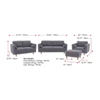 Mulberry -pc. Cushioned Seating Set