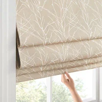 Eclipse Branches Cordless Blackout Roman Shade