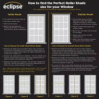 Eclipse Zebra Cordless Light-Filtering Roller Shades