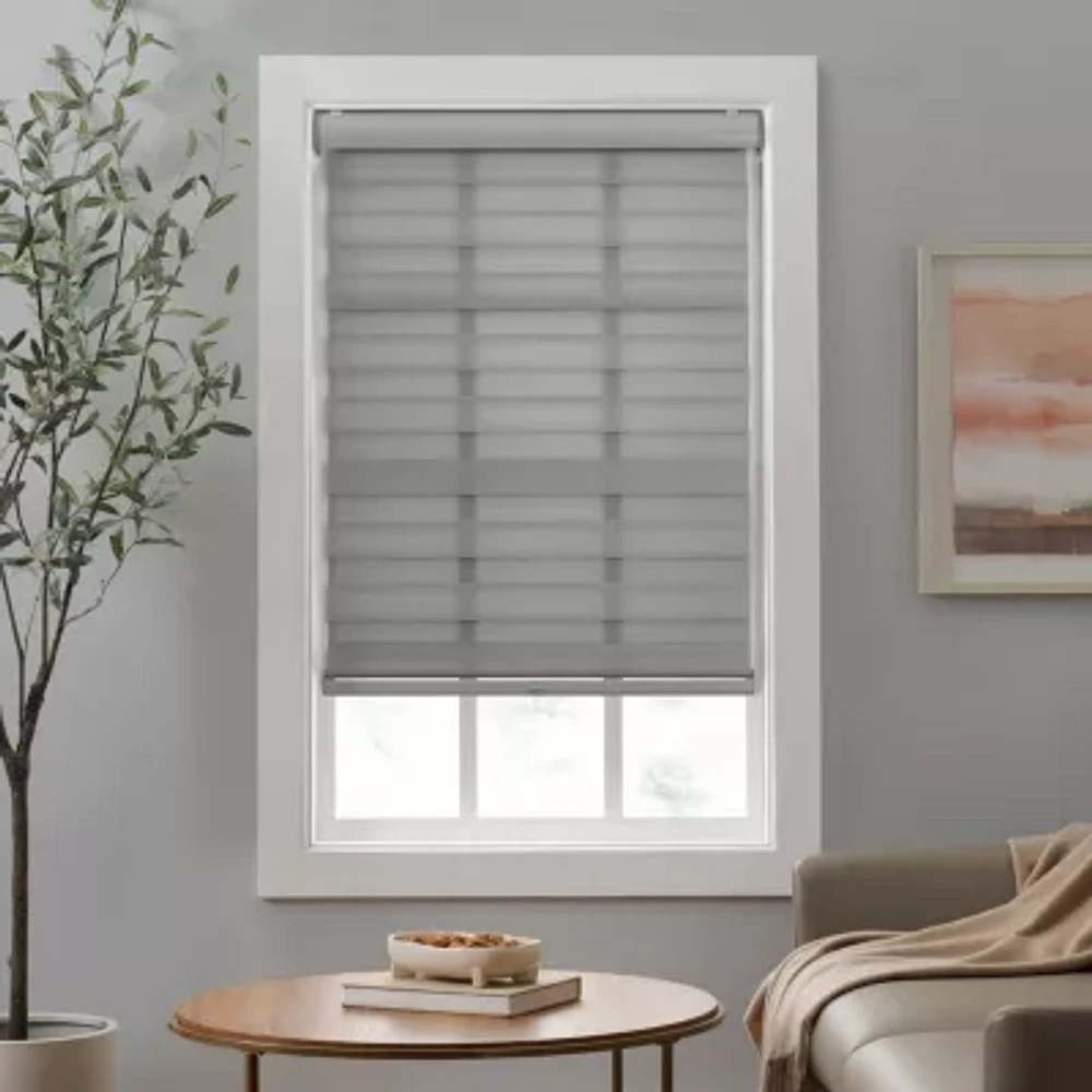 Eclipse Zebra Cordless Light-Filtering Roller Shades