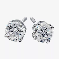 Premier Collection 1/2 CT. T.W. Round Natural Diamond Stud Earrings