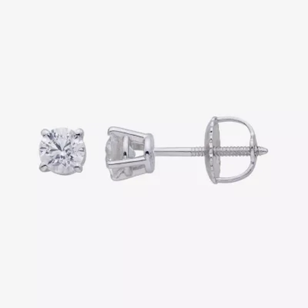 Premier Collection 1/2 CT. T.W. Round Natural Diamond Stud Earrings