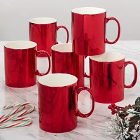 Certified International Holiday Lights 6-pc. Coffee Mug