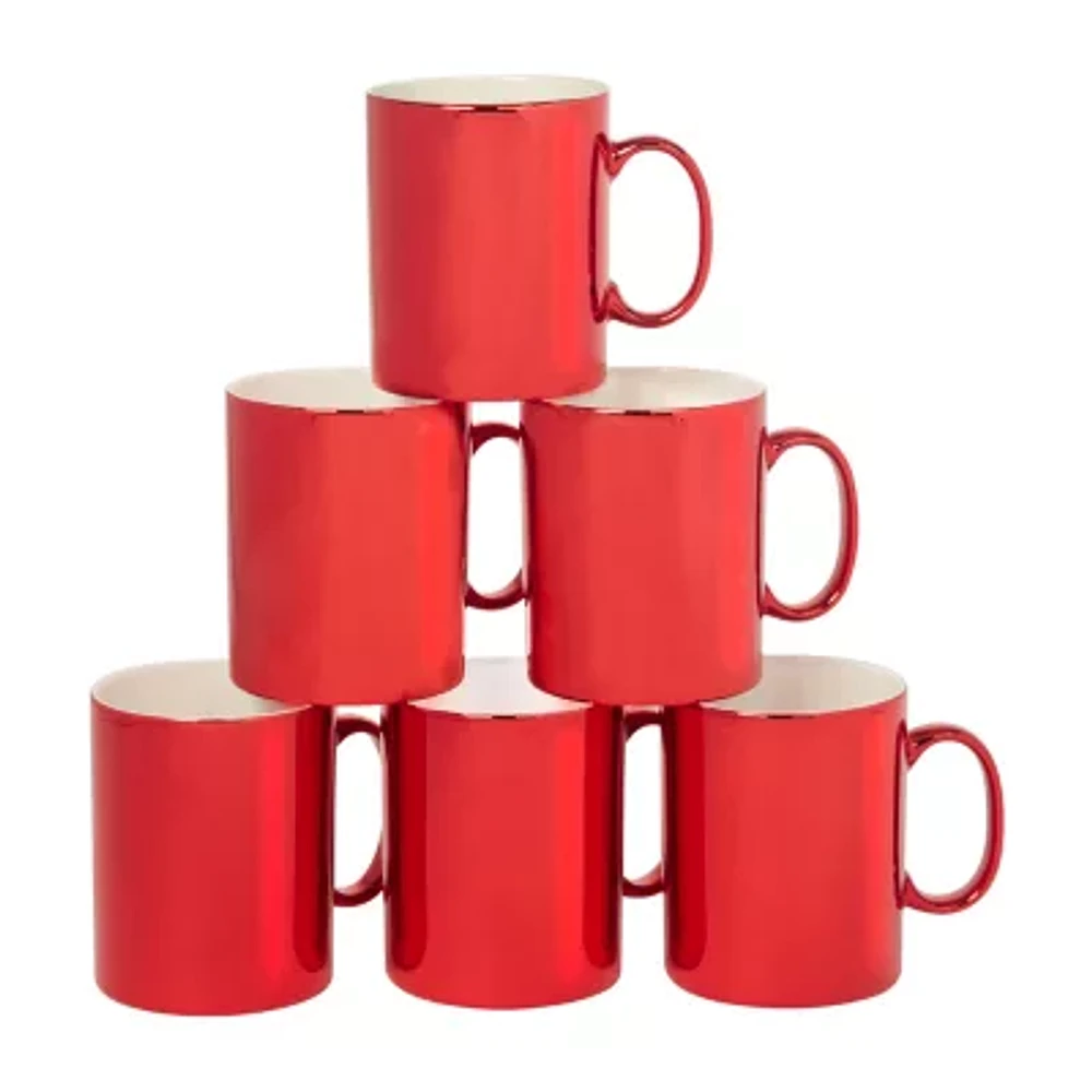 Certified International Holiday Lights 6-pc. Coffee Mug