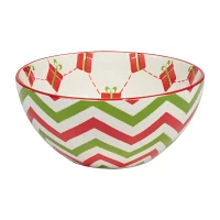 Certified International Holiday Fun 6-pc. Porcelain Ice Cream Bowl