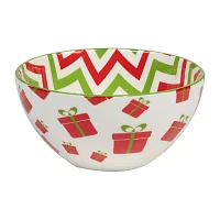 Certified International Holiday Fun 6-pc. Porcelain Ice Cream Bowl