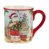 Certified International Santa's Wish 4-pc. Coffee Mug