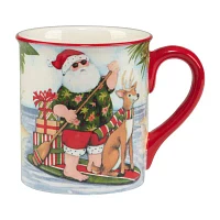 Certified International Santa's Wish 4-pc. Coffee Mug