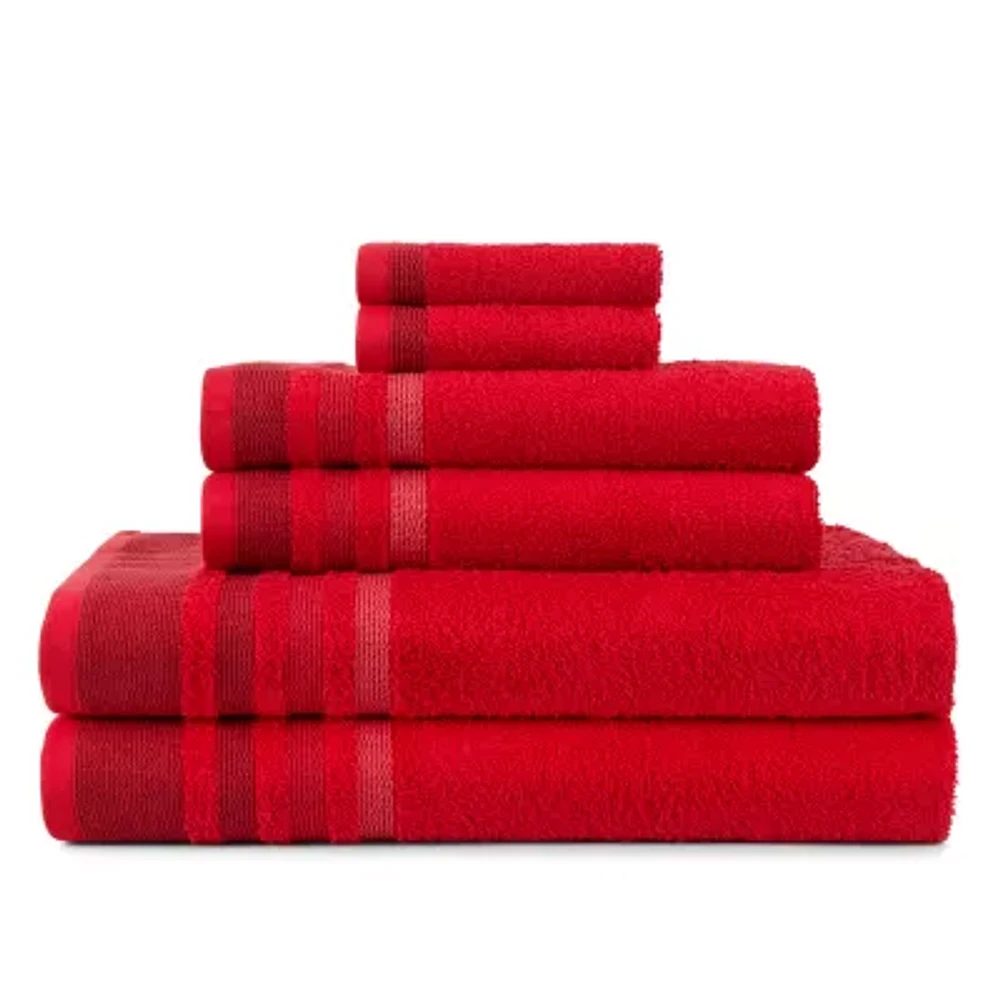 Home Expressions Solid & Stripe Bath Towel