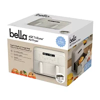 bella 4Qt Trizone Air Fryer, Fits-anywhere™ kitchenware