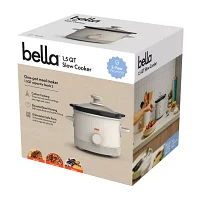 bella 1.5Qt Slow Cooker, Fits-anywhere™ kitchenware