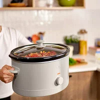 bella 6Qt Manual Slow Cooker, Fits-anywhere™ kitchenware