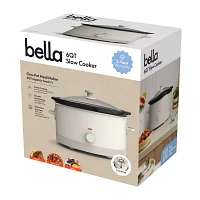 bella 6Qt Manual Slow Cooker, Fits-anywhere™ kitchenware