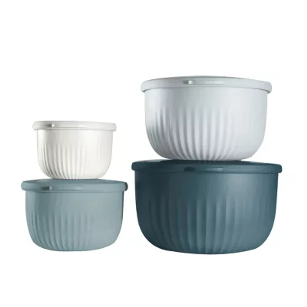 Art And Cook 8-pc. Nested Mixing Bowl Set