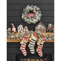 North Pole Trading Co. Village Advent Lighted Christmas Tabletop Decor