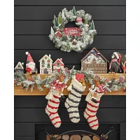 North Pole Trading Co. 2-pc. Shelf Sitter Set Christmas Tabletop Decor