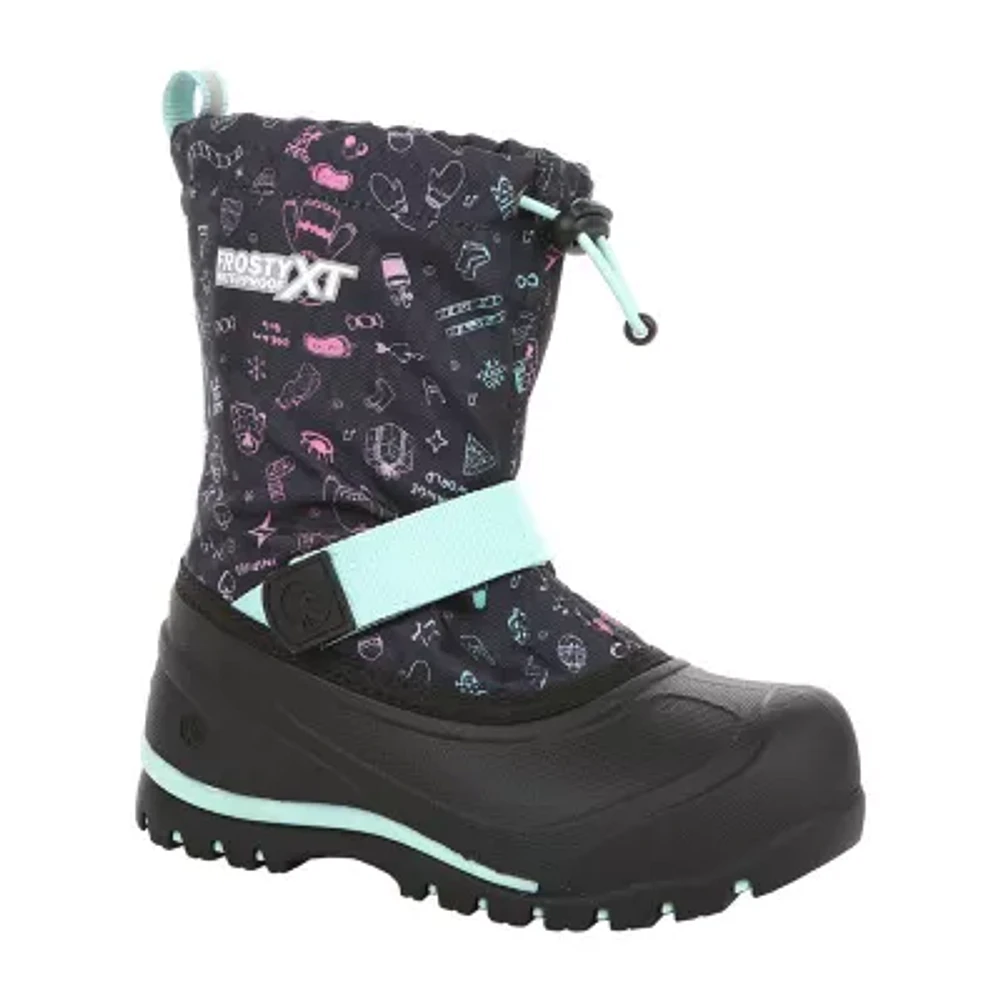 Northside Little & Big  Girls Frosty Waterproof Insulated Flat Heel Snow Boots