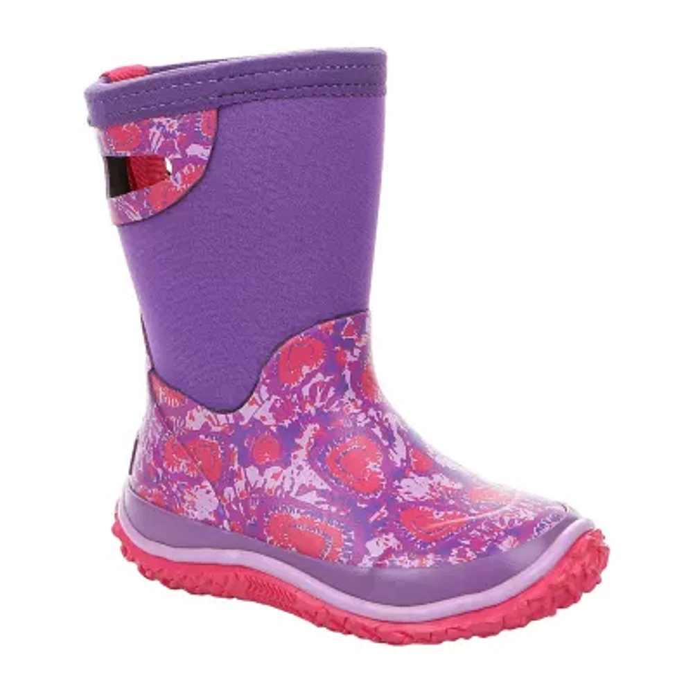 Northside Little & Big Girls Raiden Waterproof Insulated Flat Heel Rain Boots