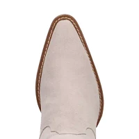 Dingo Womens Primadonna Suede Stacked Heel Cowboy Boots