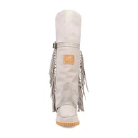 Dingo Womens Lakota Leather Wedge Heel Cowboy Boots