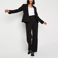 by&by-Juniors Womens Relaxed Fit Wide Leg Trouser