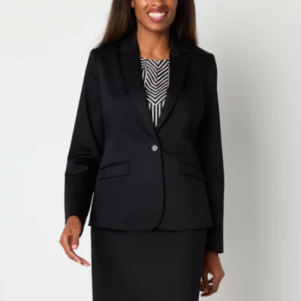 Liz Claiborne Womens Regular Fit Blazer