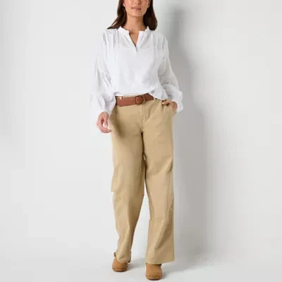 a.n.a Low Rise Slouchy Regular Fit Wide Leg Trouser