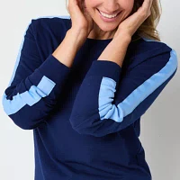 St. John's Bay Womens Long Sleeve Sweatshirt