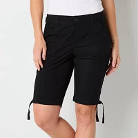 St. John's Bay Womens Mid Rise Cargo Short