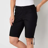 St. John's Bay Womens Mid Rise Cargo Short