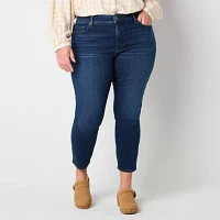 a.n.a - Plus Womens High Rise Skinny Fit Jean
